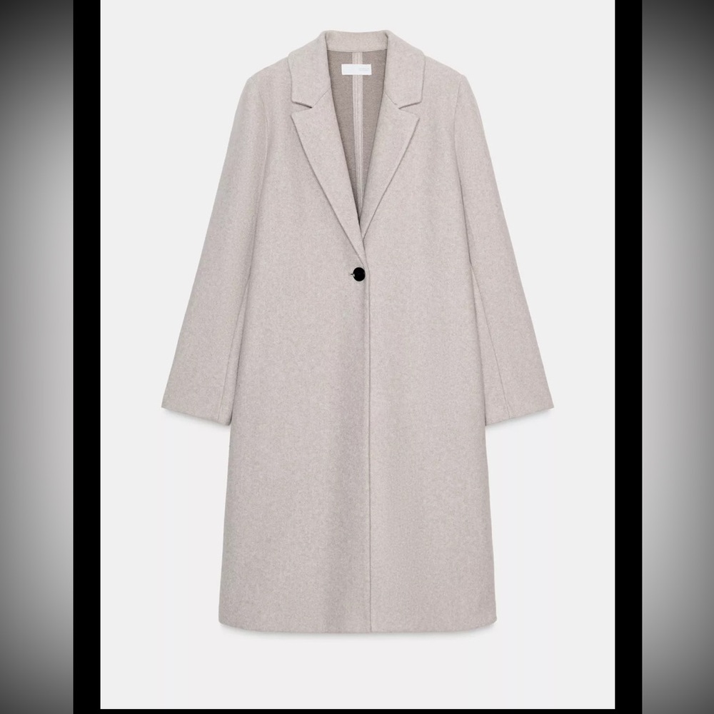 NWT Zara Basic Soft Coat